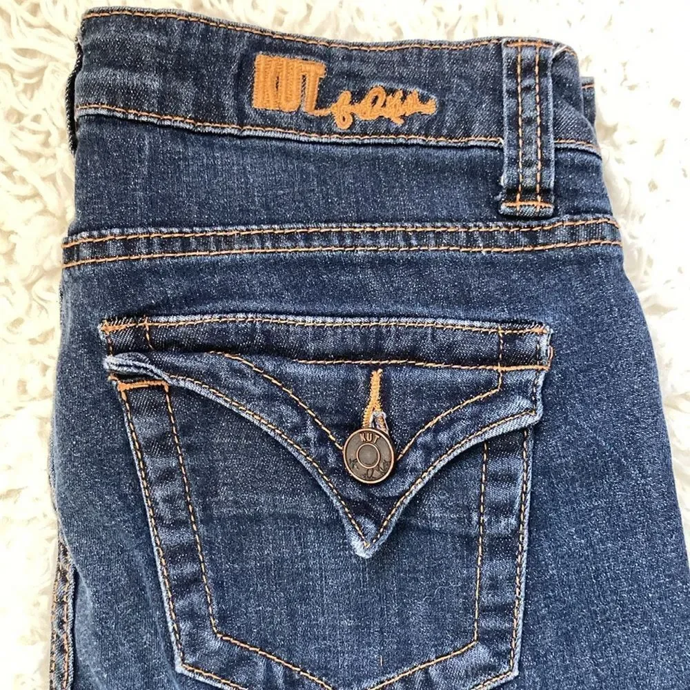 Kut from the Kloth | Kut from the Kloth Bardot Crop Skinny Boyfriend Jeans Sz 2